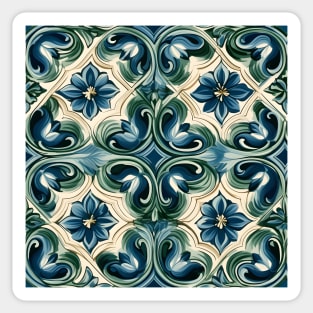 Italian Majolica Tile 25 Sticker